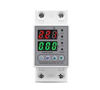 1pc Din Rail 230V Adjustable Over and Under Voltage Protective Device Protector Relay Monitor Current Limit 63A CZMDKEXM