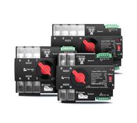 1pc Din Rail 3 phase 2P L N 220V-230V 125A Dual Power Automatic Transfer Electrical Selector Switch CZMDKEXM
