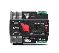 1pc Din Rail ATS L N 220V-230V 63A Dual Power Automatic Transfer Electrical Selector Switch Uninterrupted CZMDKEXM
