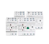 1PC Din Rail small PV ATS 4P PV L N 220V-230V 63A Dual Power Automatic Transfer Electrical Selector Switch OSBCMZGE