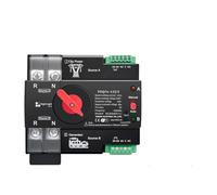 1pc Din Rail smart ATS timer 230V Dual Power Automatic Transfer Electrical Selector Switch Uninterrupted ATS L N 63A CZMDKEXM