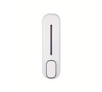1pc Dispensador de Pared, Dispensador Manual de 350ml para Líquidos o Geles, Bomba Manual para Baño, Cocina, Hotel, Plástico ABS