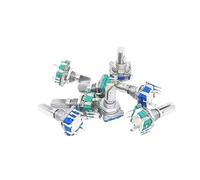 1PC EC11 green Plum handle 15MM rotary encoder vertical potentiometer 5 feet Controls Switches