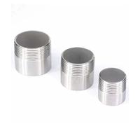 1pc Equal Thread-Welding 1/8" BSP Male 304 Stainless Steel Straight Pipe Fitting Adapter Water Oil Gas