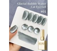 1PC Esmalte de Uñas Serie Glaciar Súper Brillante, Efecto Ojo de Gato, Ideal para Salón de Uñas y DIY Bing chuan-05