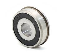 1PC F6202-12-2RS brida rodamiento rígido de bolas ABEC-1 12x35x11mm rodamientos de bolas for carrito de jardín Cojinete industrial