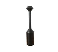 1Pc Festival Candle Stand Wooden Candleholder Ornament for Photography Black