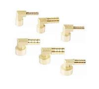 1pc Fit Hose I.D 6mm Barbed x 1/8" BSPP Female Elbow Brass Connector Fitting for Fuel Gas Water