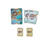 (1pc)Flip 7, The Ultimate Blend of Press Your Luck and Strategy, Fast-Paced Addictive Card Game, 3+ Players, Ages 8 & Up, 20 minutes Play Time