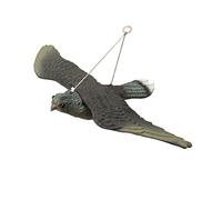 1PC Flying Falcon Decoy, Lifelike Flying Hawk Decoy Bird Deterrent with Hanging Strings, Fake Scarer, Control Cat Bird Repeller for Garden Decoration