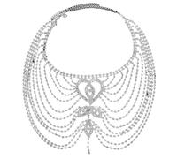 1pc Forehead Jewelry Headpiece for Women Bridal Hair Accessories Heart Head Chain Hat para ocasiones especiales y festivales(SILVER)