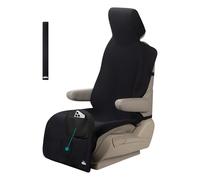 1PC Funda Protectora Asiento Coche Extensión Ampliación para perros y niños, Neopreno Protector Asiento Coche Impermeable Universal con 3 correas de hebilla y bolsillo pequeño, para camión SUV