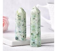 1pc Fynchenita natural Punto de cristal Piedra de energía curativa Reiki Obelisco Varita de cristal Adorno verde para decoración del hogar Pirámide Gift-Fynchenite_50-60mm