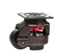 1pc GD-40F/60F/80F Level Adjustment Wheel Flat Support For Machine Big Equipment Lndustrial Casters(Brown-80F)