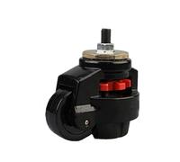 1pc GD-40F/60F/80F Level Adjustment Wheel Flat Support For Machine Big Equipment Lndustrial Casters(Black-60S)