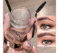 1pc Gel Fijador de Cejas , Jabón de Estilismo de Cejas 3D Duradero a Prueba de Agua y , Cera Refrescante Transparente para Todo Tipo de Piel, Regalo para de San Valentín/Día de la para Mujeres