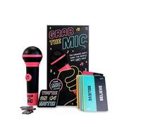 (1pc)Grab the Mic-the Family Karaoke Game 8+ Year Olds 2-10 Players-Card Game