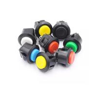1pc green DS-500 snap button switch 14mm self-reset normally open 2-pin Controls Switches