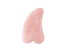 1pc Gua Sha Herramienta Facial Peine Borde Gua Sha Herramienta Gua Sha Raspado Herramienta de Raspado de Cuarzo Rosa Gua Sha Junta con Dientes Masaje Belleza Herramienta