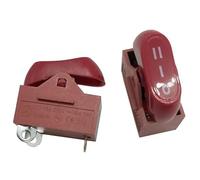 1pc Hair dryer switch Red three-pin three-speed 16A250V T85 silver toggle switch