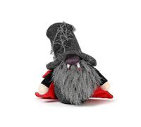 1PC Halloween Plush Glowing Gnomes Decorations Witch with Beards Cloak Hat