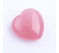 1pc Heart Shape Rose Quartz Crystal Stone Crafts Home Decor Gifts Labradorite Stone Heart Crystals Crafts (Color : 30x30mm-05, Size : 5pcs)