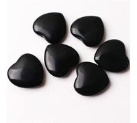 1pc Heart Shape Rose Quartz Crystal Stone Crafts Home Decor Gifts Labradorite Stone Heart Crystals Crafts (Color : 30x30mm-02, Size : 3pcs)