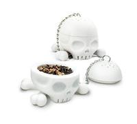 1pc Huesos del Cráneo De Infuser del Té, Hojas Sueltas Té De Hierbas Tamiz Difusor De Filtro para La Copa