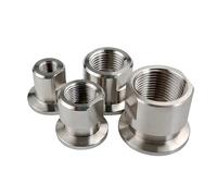 1pc KF16 To M20*1.5 Metric Female Thread 304 Stainless Steel KF Vacuum Pipe Fitting CBQZCHWDKT