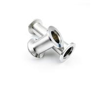 1pc KF25 50mm Vacuum Straight Tube Tri Clamp 304 Grade Stainless Steel Suitable