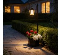 1pc Lámpara Colgante Hexagonal Solar con Macetas para Jardines Exteriores, Patios y . Ideal para Paisajes de , y Festivales. Sin Necesidad de Cableado, con Sensor de Luz. IP44