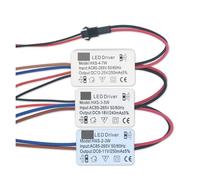 1PC LED Driver 250mA 2-3W 3-5W 4-7W 8-12W 15-18W 18-24W LED Constant Current Driver Power Unit Supply(4-7W DC12-25V)