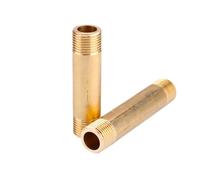 1pc Length 80mm 1/2" BSP Male Thread Brass Nipple Pipe Fitting Connector Long Coupling Joint