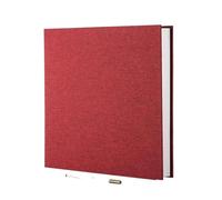 1pc Linen Photo Album Self Adhesive Scrapbook For 2x3 4x6 5x7 8x10 Pictures DIY Book Birthday Gifts For Women Mom(Red-A)
