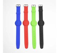 1pc/Lot 13.56Mhz Wristband Silicone Electronic Bracelets Wrist Band NFC Smart 1K S50(BK)