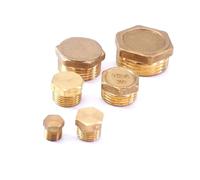 1pc M12x1.5 Male Brass Pipe Countersunk Hex Head Socket End Cap Stopper