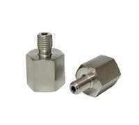 1pc M14x1.5 Metric Female To M8x1 Male 304 Stainless Steel High Pressure Pipe Fitting Adapter