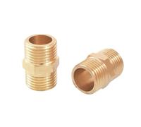 1pc M14x1.5 Metric Male to Male Thread Brass Hex Nipple Pipe Fitting Equal Connector Adapter CBQZCHWDKT