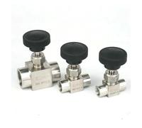 1pc M20x1.5 Metric Thread 304 Stainless Equal Straight Flow Control Needle Valve Water Gas Oil