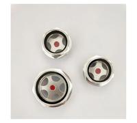 1pc M27x1.5 Male Thread Aluminum Alloy Hex Head Oil Sight Glass Window For Air Compressor