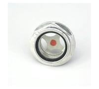 1PC M42x1.5 Metric Male Aluminum Oil Level Sight Glass Window Hex Head Air Compressor Gearbox HTEJFUXQE