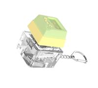 1PC Mechanical Keyboard Clicks Toy With Colorful LED Lights Switches Tester For Desk Decoration And Relaxation Stress Relief Clicky Keycap Sound Desk Decoration Stress Reliever Gift For Keyboards