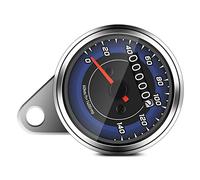 1pc Medidor de Motocicleta Ajuste Universal para la Mayoría de las Motocicletas de DC 12V, Odómetro de Motocicleta Medidor de Velocímetro de Motocicleta Medidor de Velocímetro KM