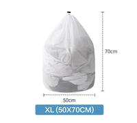 1PC Mesh Laundry Bag - Machine Washable Drawstring Design Travel Wash Bag for Blouses, Hosiery, Stockings, and Underwear(XL 50x70cm Fine)