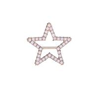 1pc Metal Corner Knotted Buttons Ring Scarf Button Shirt T-shirt Hem Knotted Waist Buckle Clothing Accessories para Mujeres Niñas Accesorios Decorativos(Gold star)