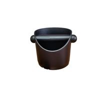 1pc Mini Absorbent Espresso Knock Box Household Straight Mouth ABS Plastic Coffee Knocking Slag Bucket