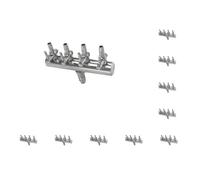 1pc Mini latón Humbucker Pickup cubierta agujero abierto para guitarra LP cromo durable