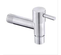 1pc Moderno Jardín De Moda 304 Acero Inoxidable Grifo De Apertura Rápida Montado En La Pared Grifos De Agua Fría Mop Piscina Grifos 5