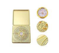 1pc Multi-use Feng Shui Compass Flipping Cover Luo Pan Camping Survival Compass