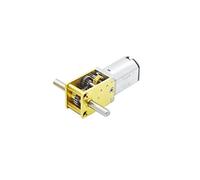 1pc N20 Full Metal Gear Box Motor Singal/Dual Shaft DC 3V 6V 12V 4RPM-381RPM Slow Speed Large Torque Bricolaje Robot Car Eleltric Lock(C 34RPM-136RPM,Dual Shaft)